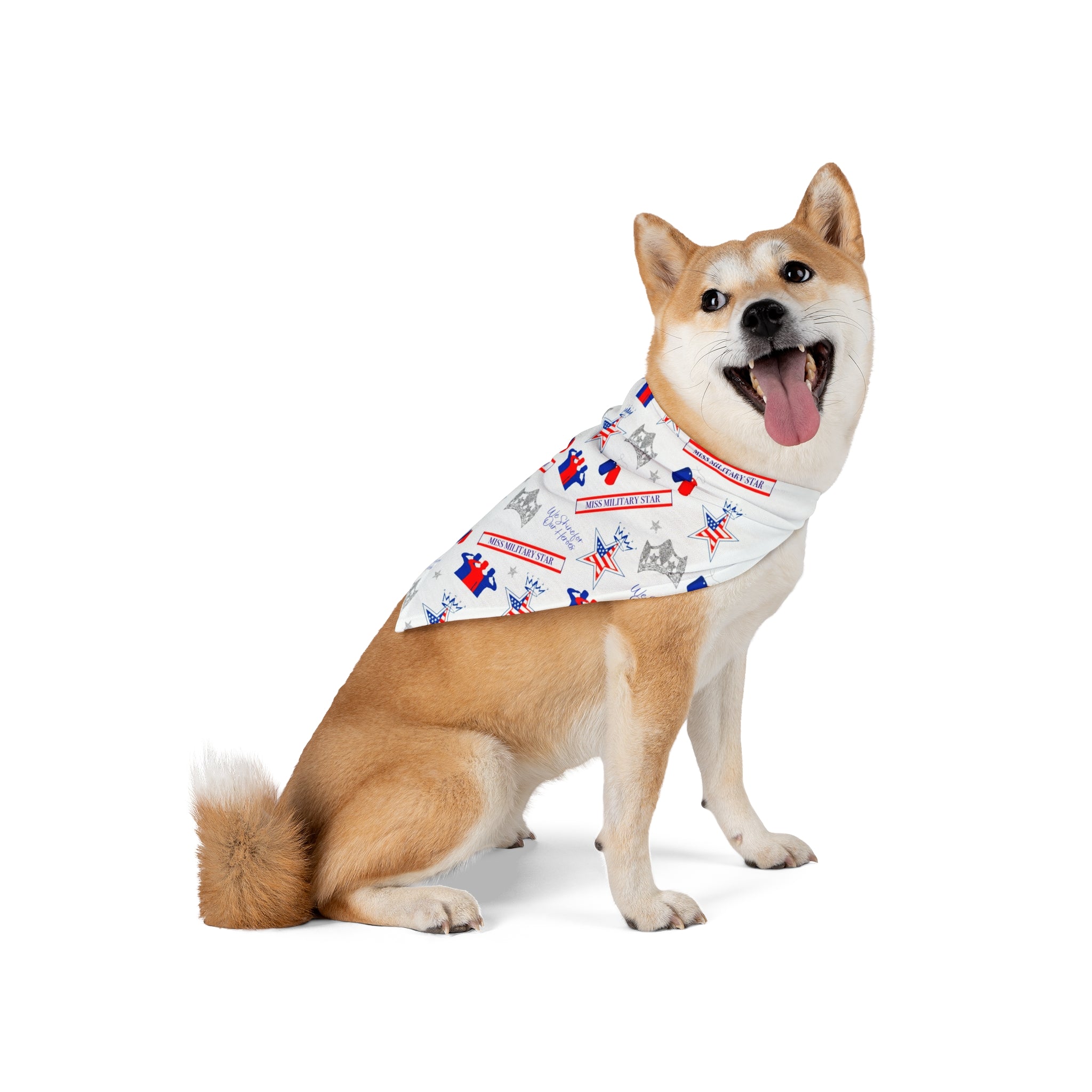 Military Star Pet Bandana