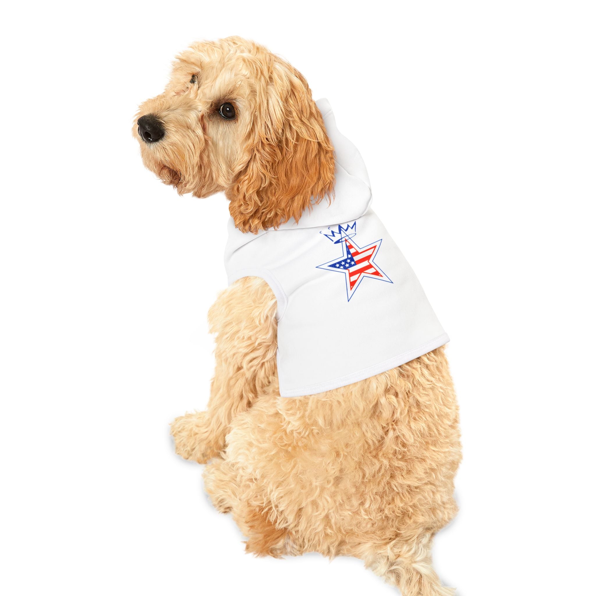 Military Star Logo Pet Hoodie — Dog & Cat Hoodie