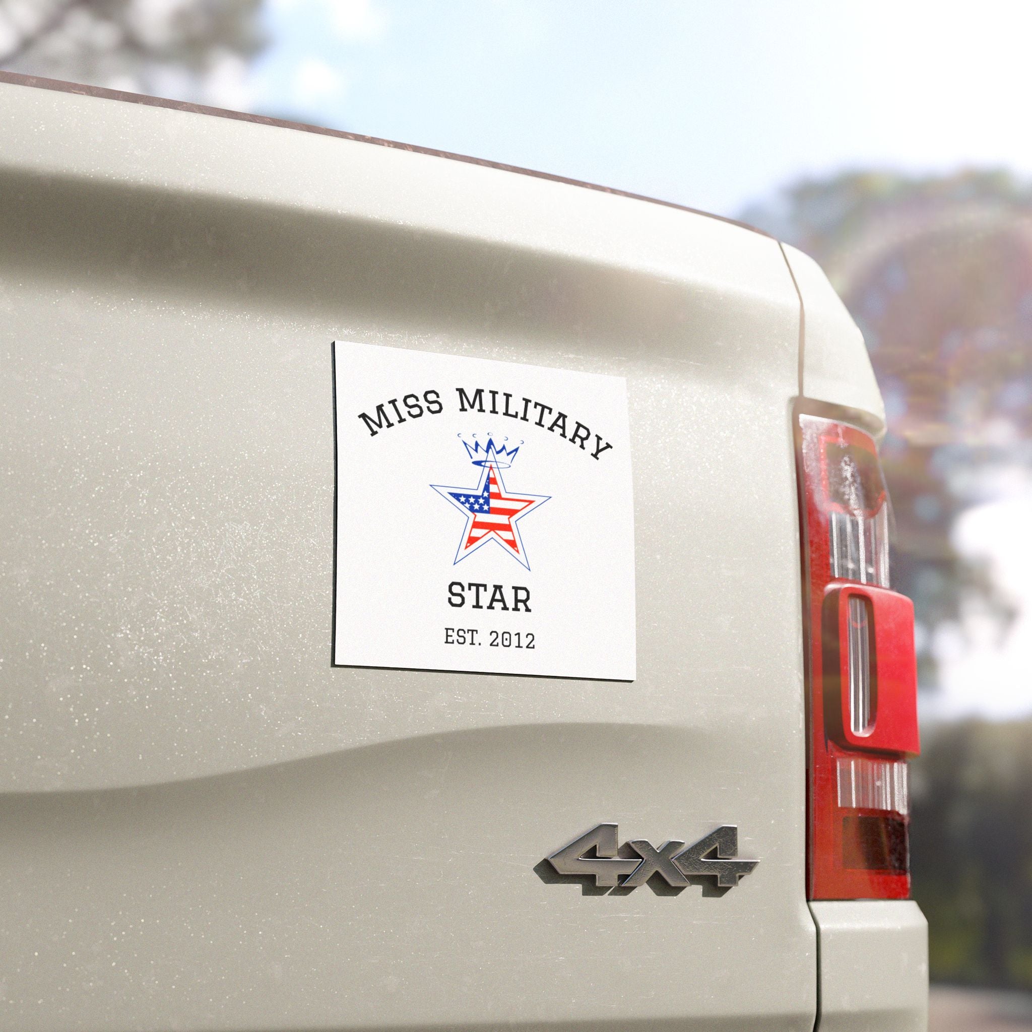 Military Star Car Magnets - Established