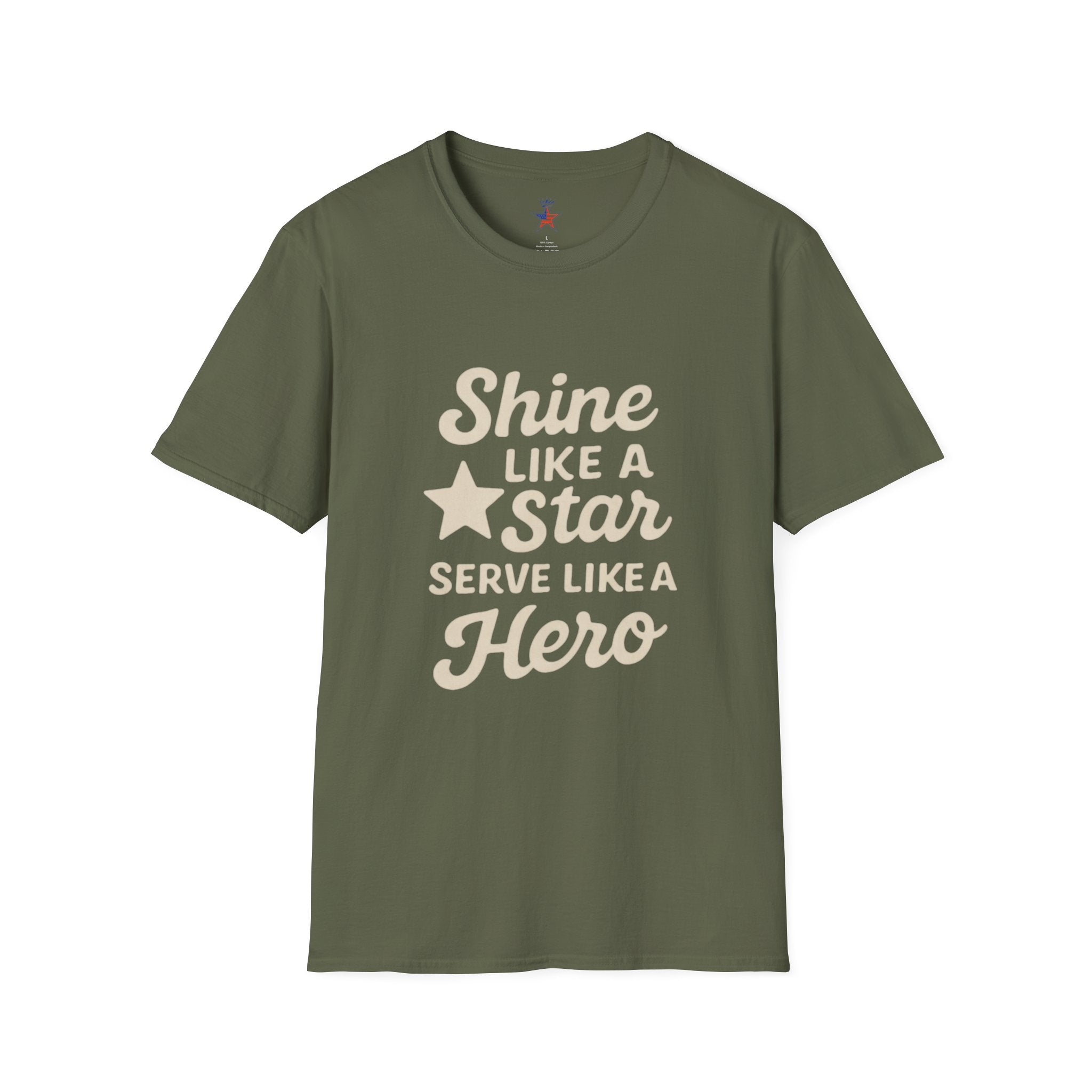 Shine Like a Star Serve Like a Hero T-Shirt