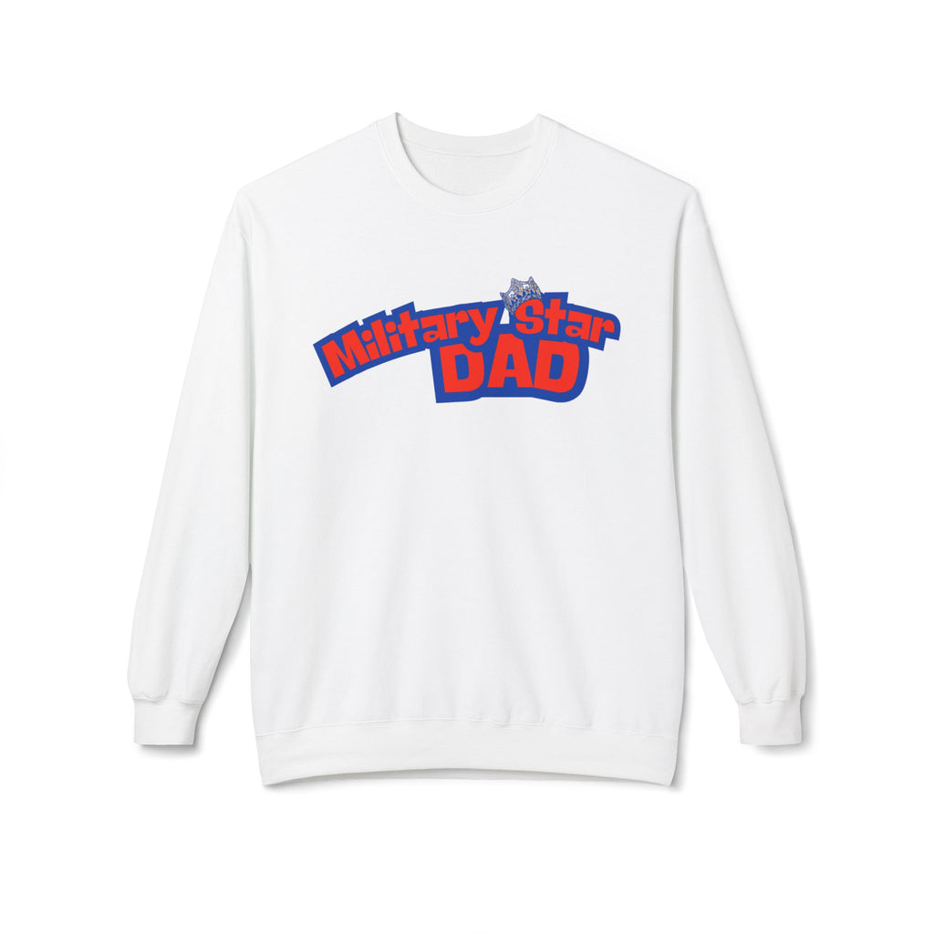 Military Star Dad Crewneck Sweatshirt