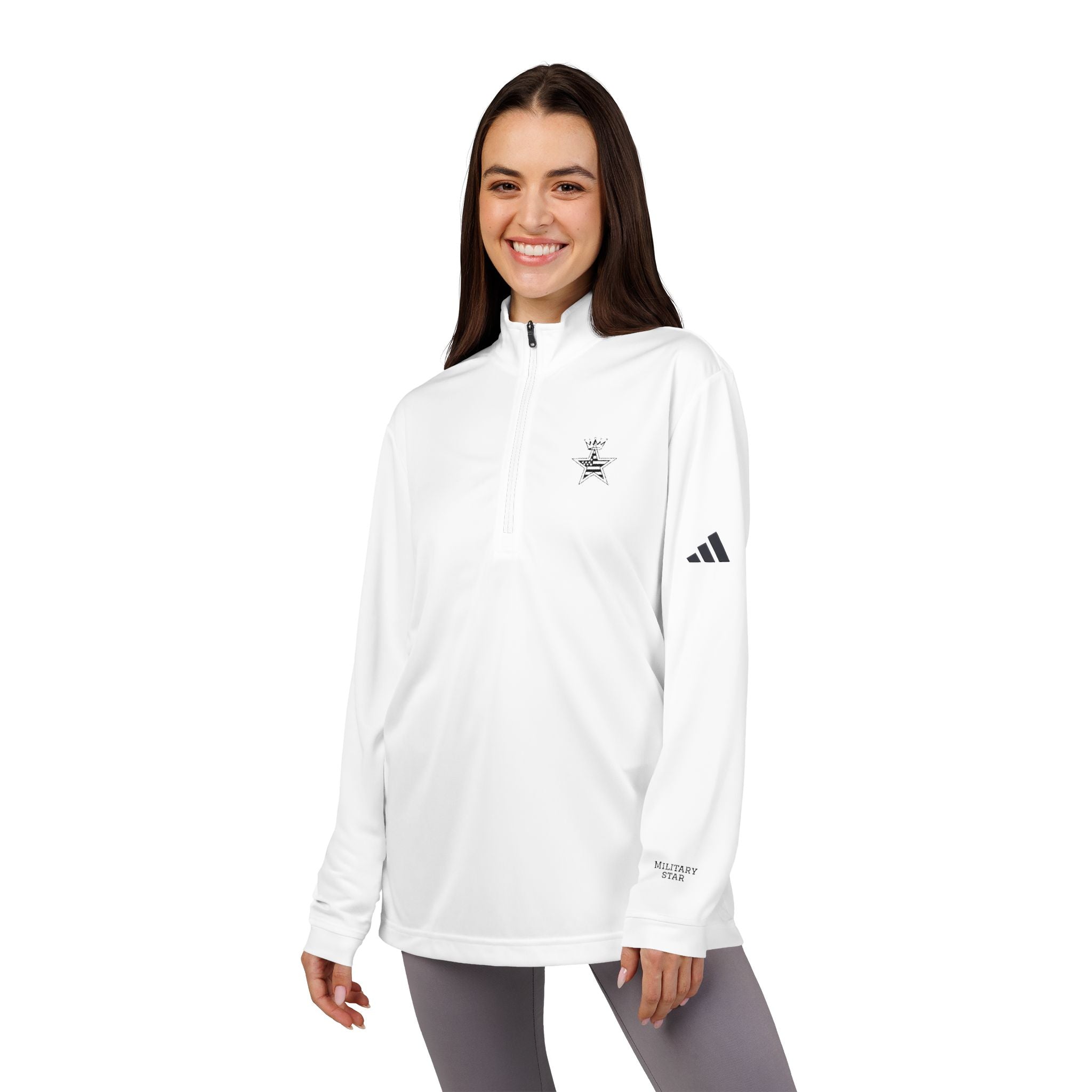 Military Star Adidas Quarter-Zip Pullover