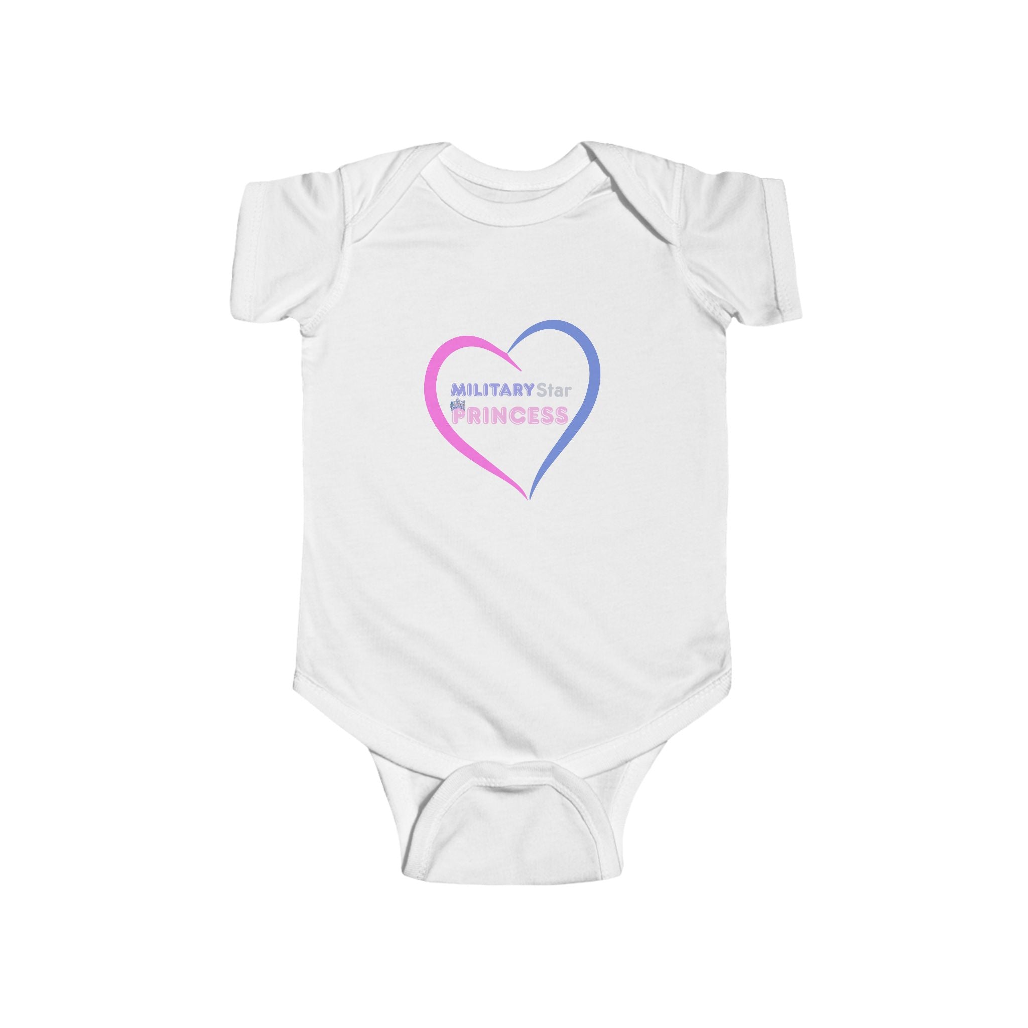 Military Star Princess Infant Bodysuit