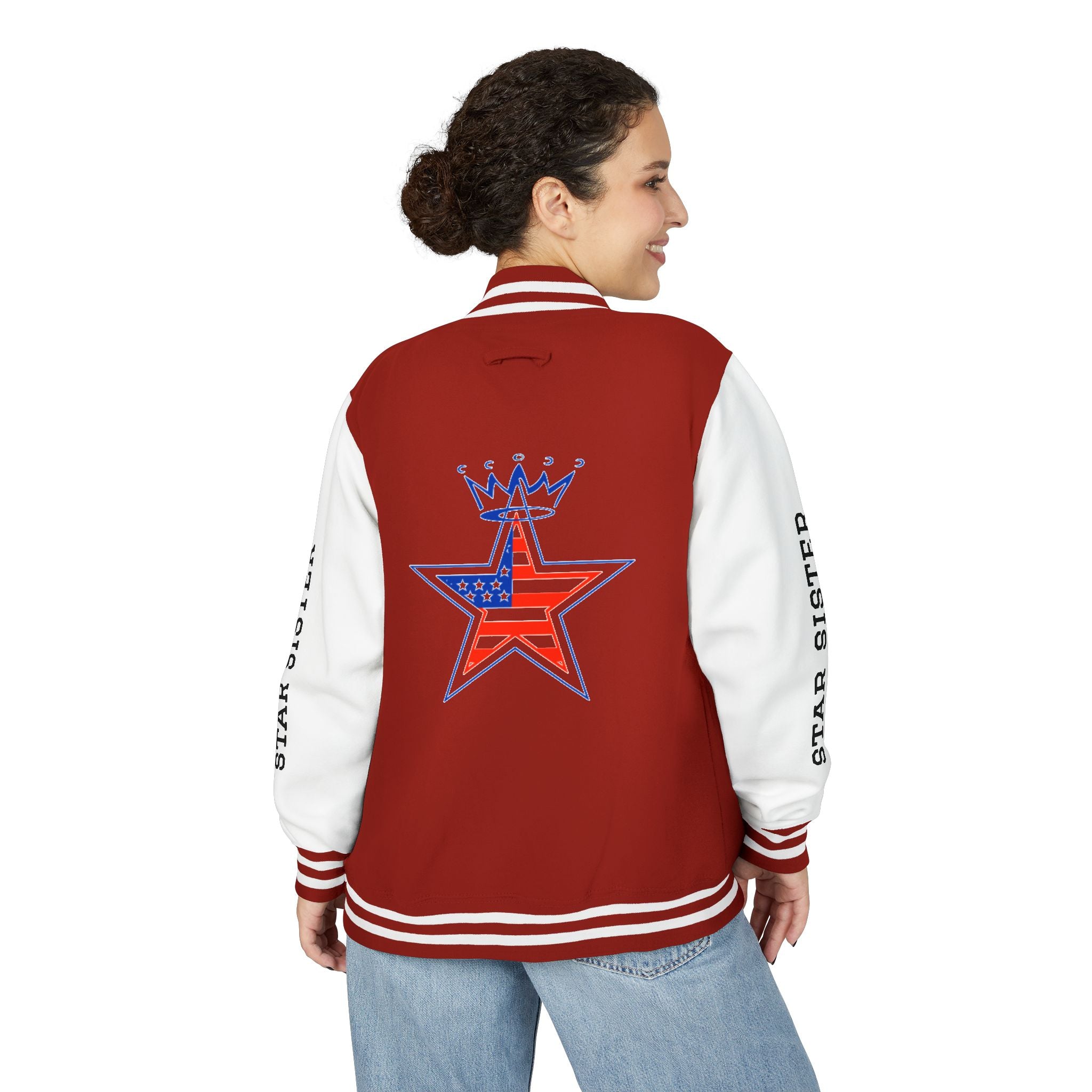 Military Star Unisex Heavyweight Letterman Jacket