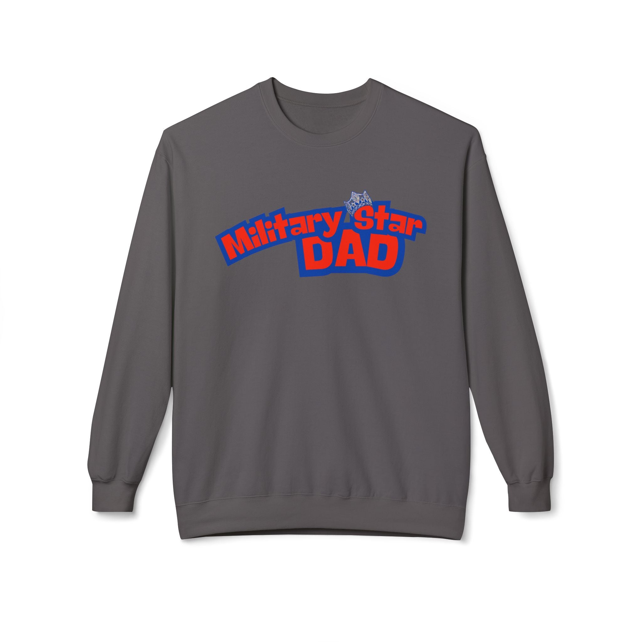 Military Star Dad Crewneck Sweatshirt
