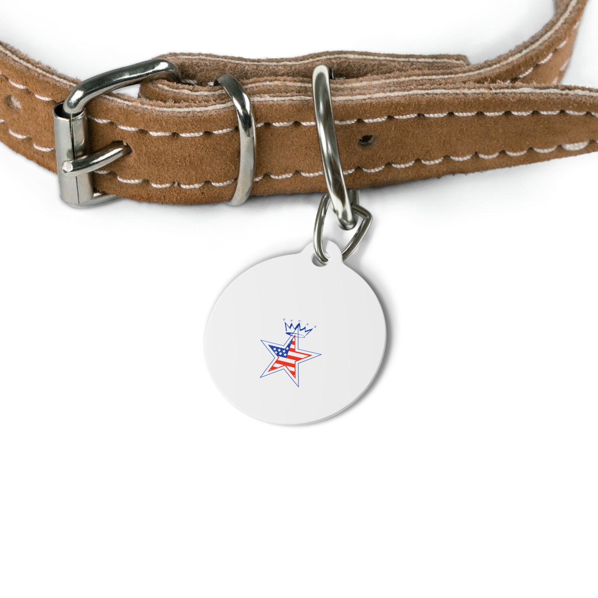 Military Star Pet Tag-Personalizable