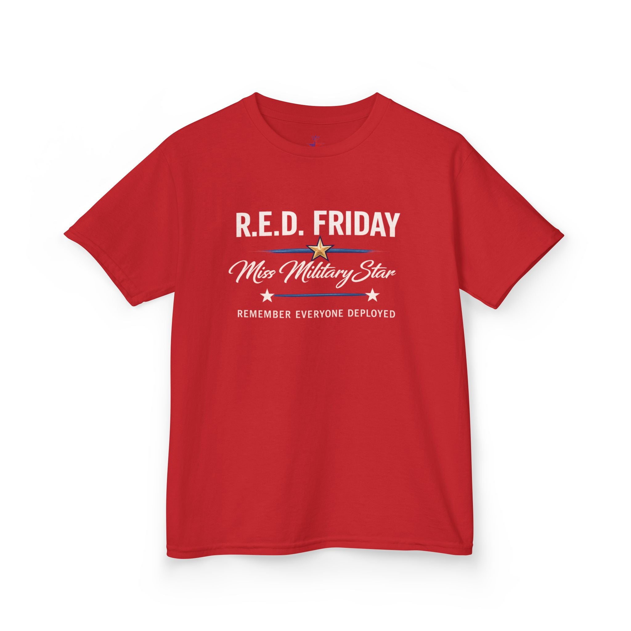 Kids R.E.D. Friday Tee – "Remember Everyone Deployed" Military Support Shirt