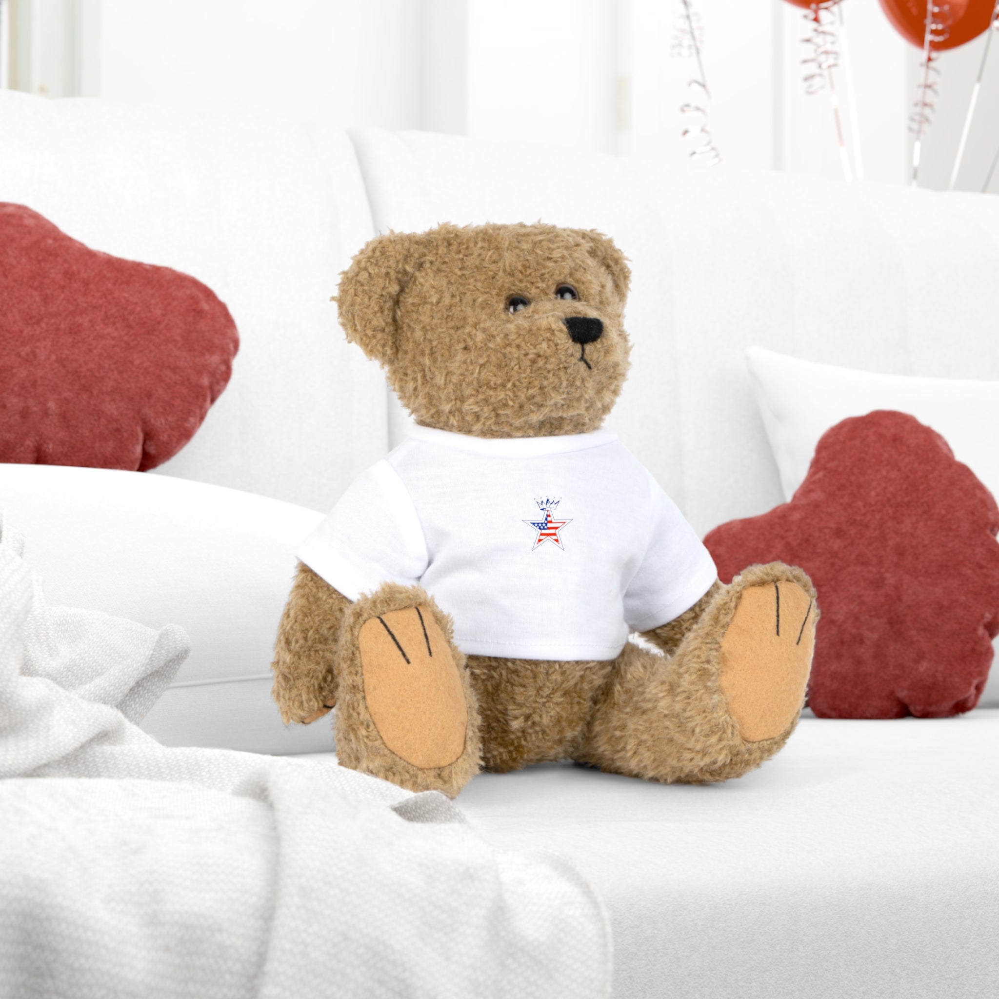 Military Star Plush Teddy Bear